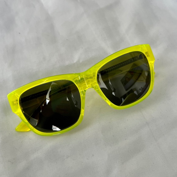 MCQ by Alexander McQueen Neon green frame sunglasses main image 10